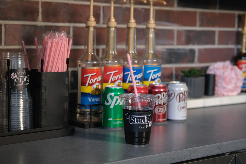 Soda bar at the pro do studio